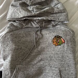 Adidas Heathered Gray Hoodie